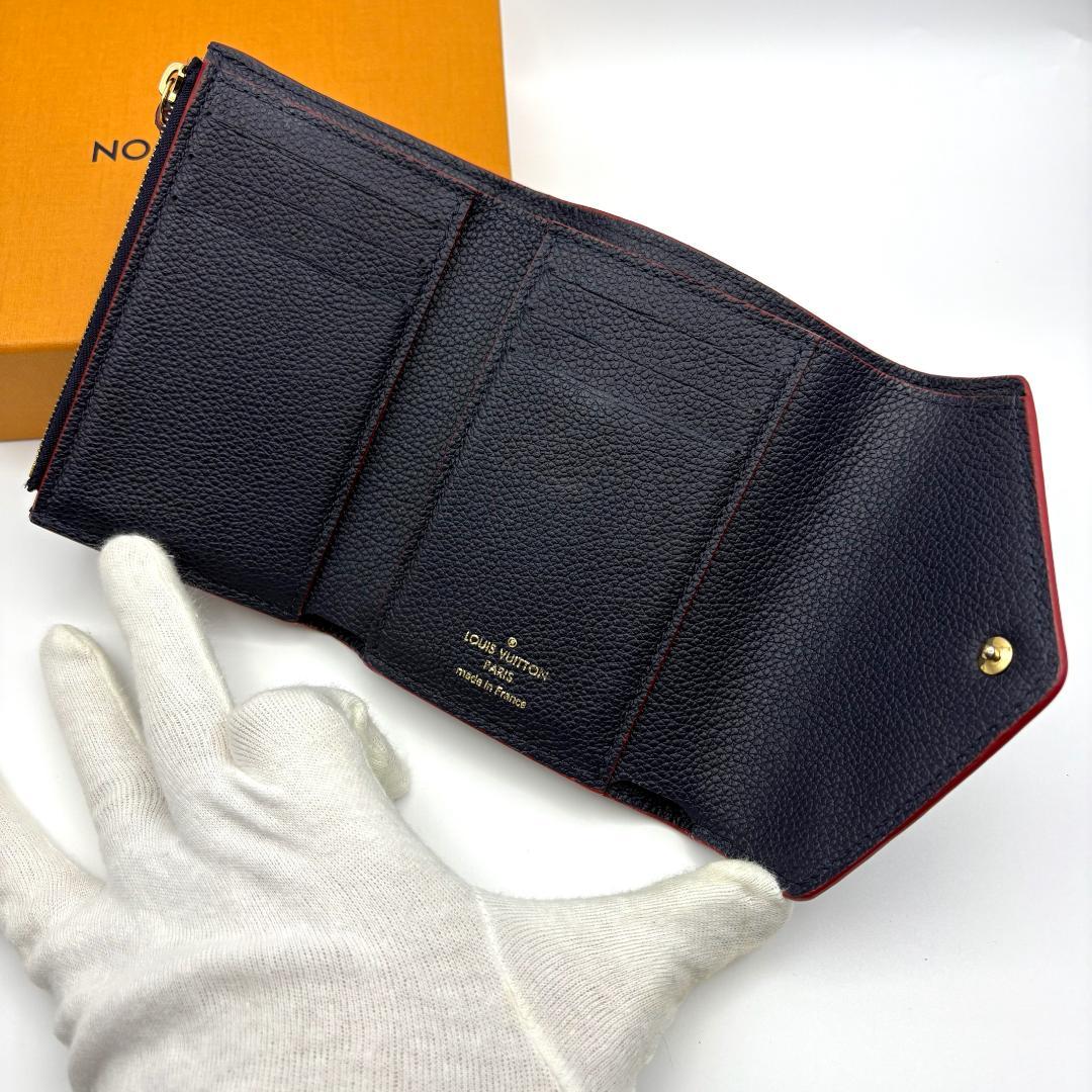 【極美品】ルイヴィトン ヴィクトリーヌ アンプラント マリーヌルージュ 折財布
