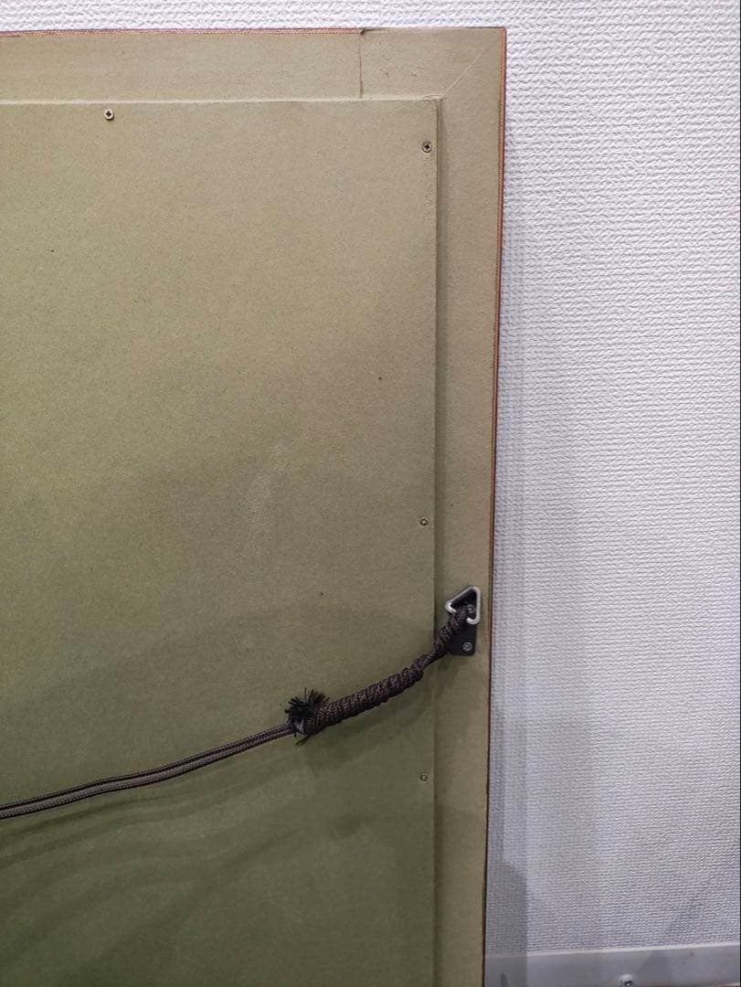 ペルシャ絨毯　手織り絵画絨毯　鑑定書付き　フレーム付き