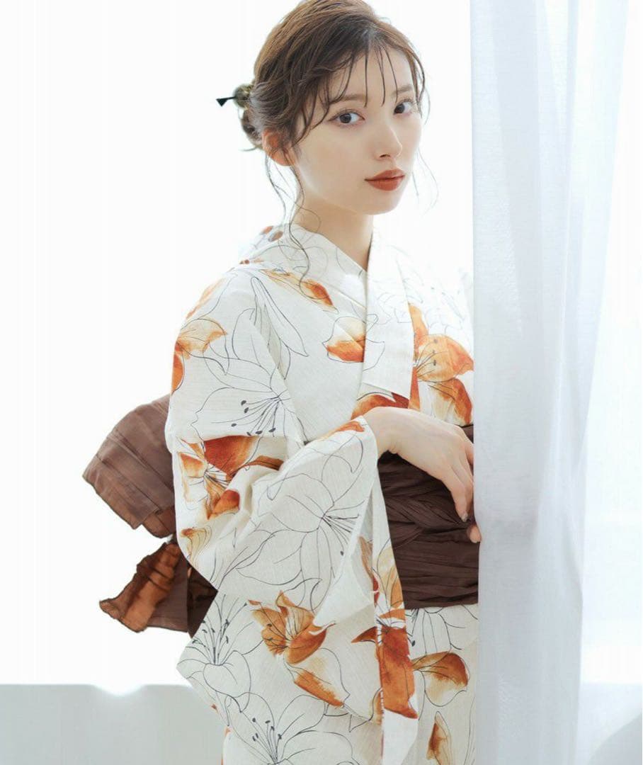 Dita ディータ 花柄 浴衣・帯セット