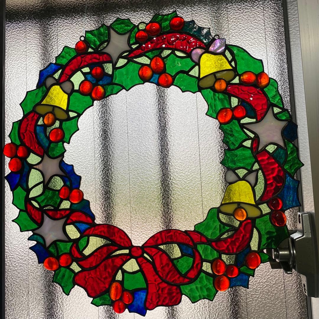 ステンドグラス サンキャッチャー ハンドメイド パネル ガラス