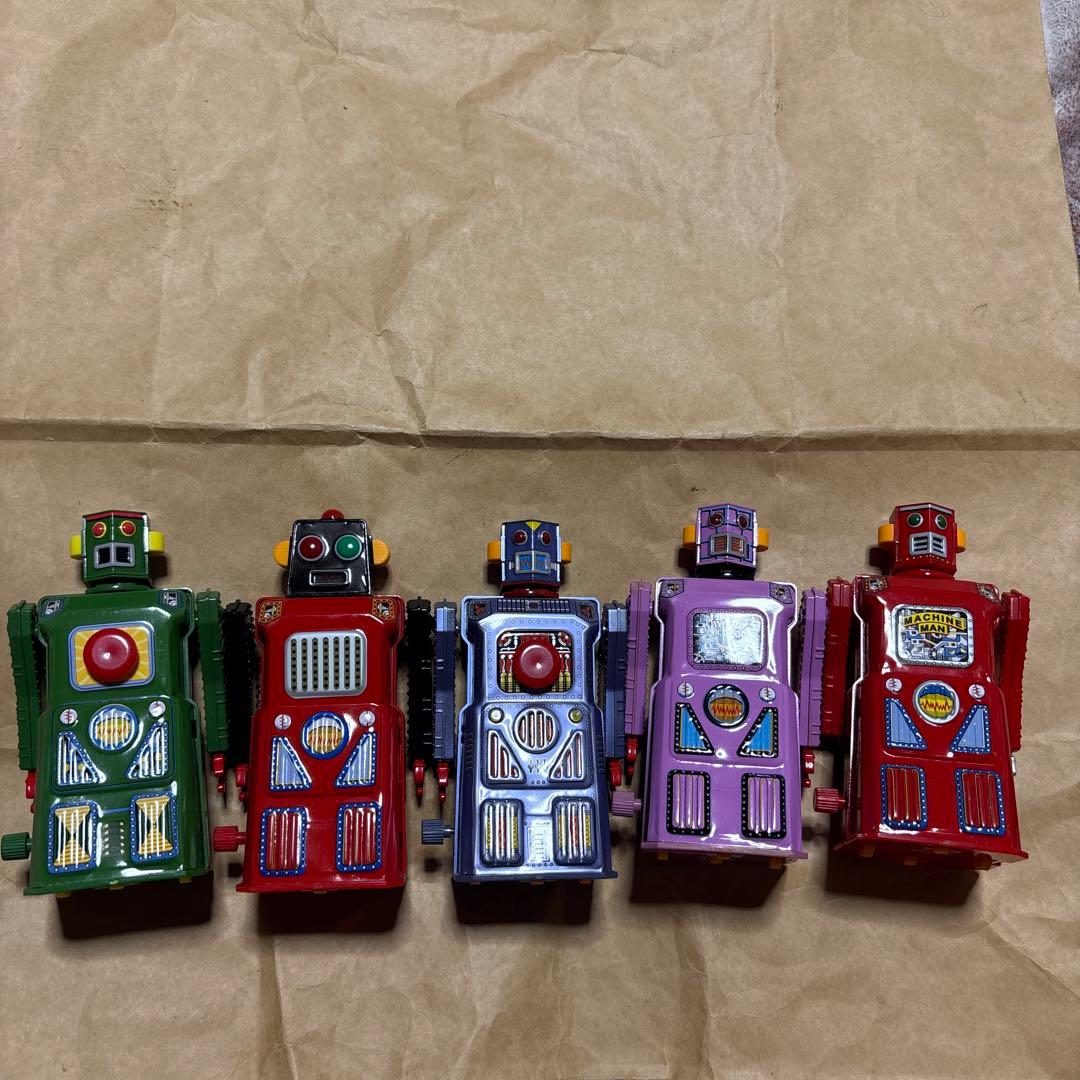 増田屋　ブリキ　5体セット