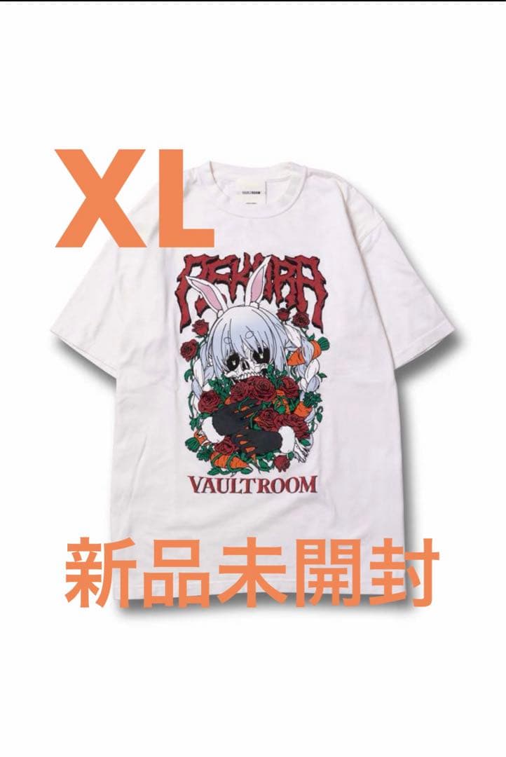 vaultroom x ぺこら　コラボTシャツ　白　XL