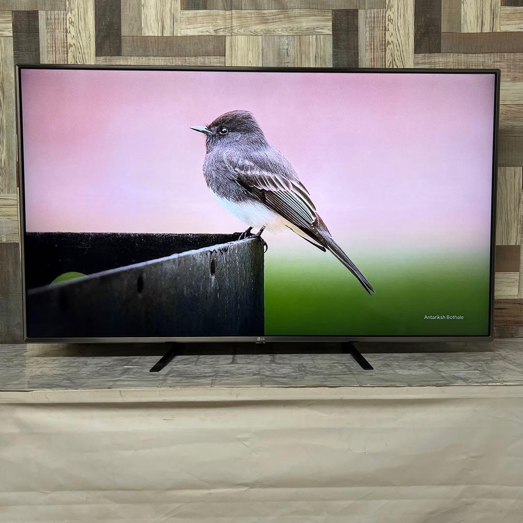 即日受渡❣️全国送料込LG55型4K液晶テレビWチューナー Netflix視聴可