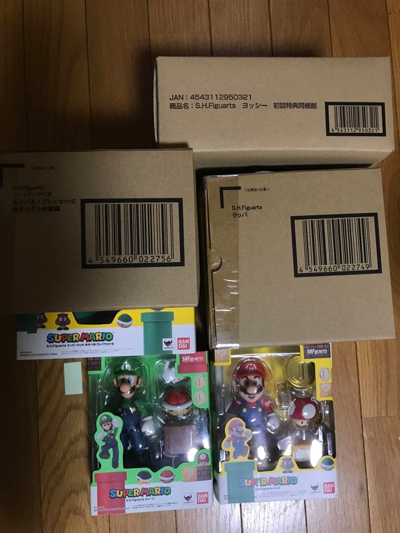 新品未開封S.H.Figuarts スーパーマリオ　6点セット