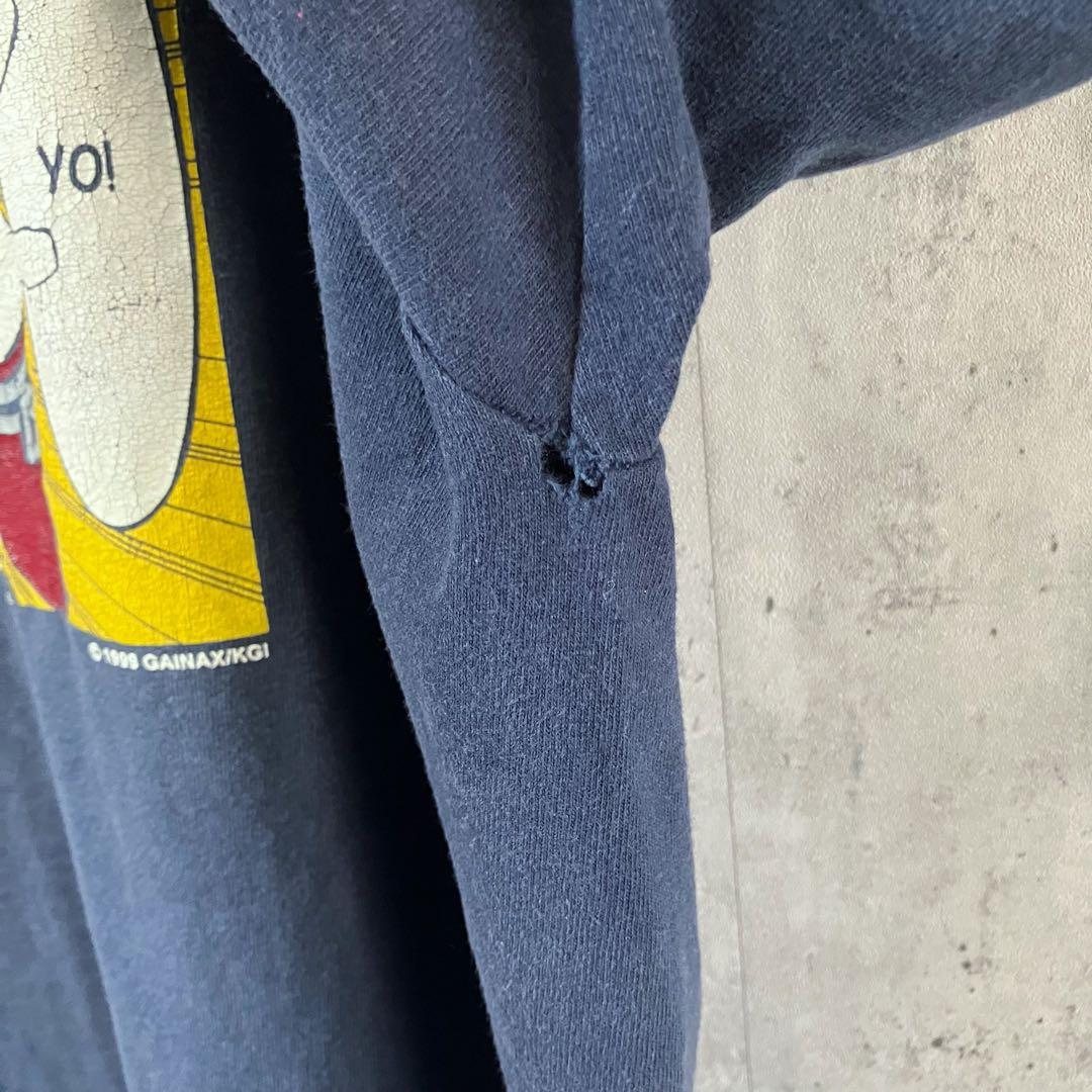 【L】90s FLCL フリクリ ハル子 アニメ Tシャツ Vintage