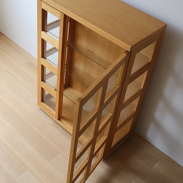 飛騨の家具 柏木工 飾り棚 オーク材 ギャラリーボード コレクションボード