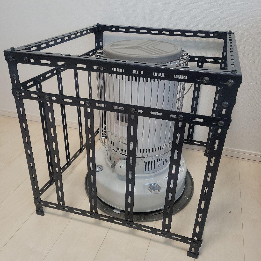 ストーブガード 金属製 ブラック