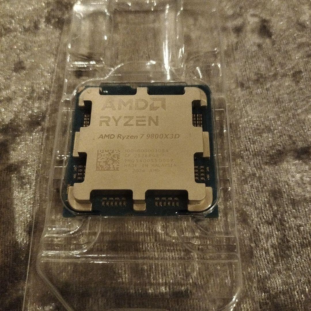 パ*コ様 AMD Ryzen 7 9800X3D CPU 本体　美品