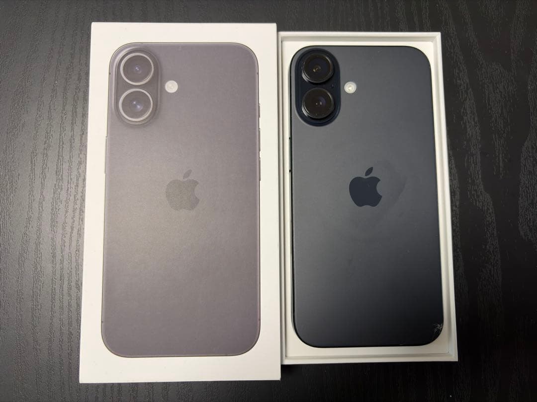 a*様 【最安値】iPhone 16 ブラック SIMフリー 256 傷あり