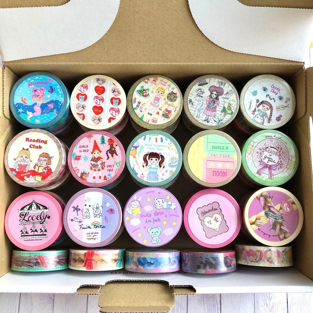 海外作家マスキングテープ39巻セット　OnlyTwo 閣樓日　Lovely徐徐