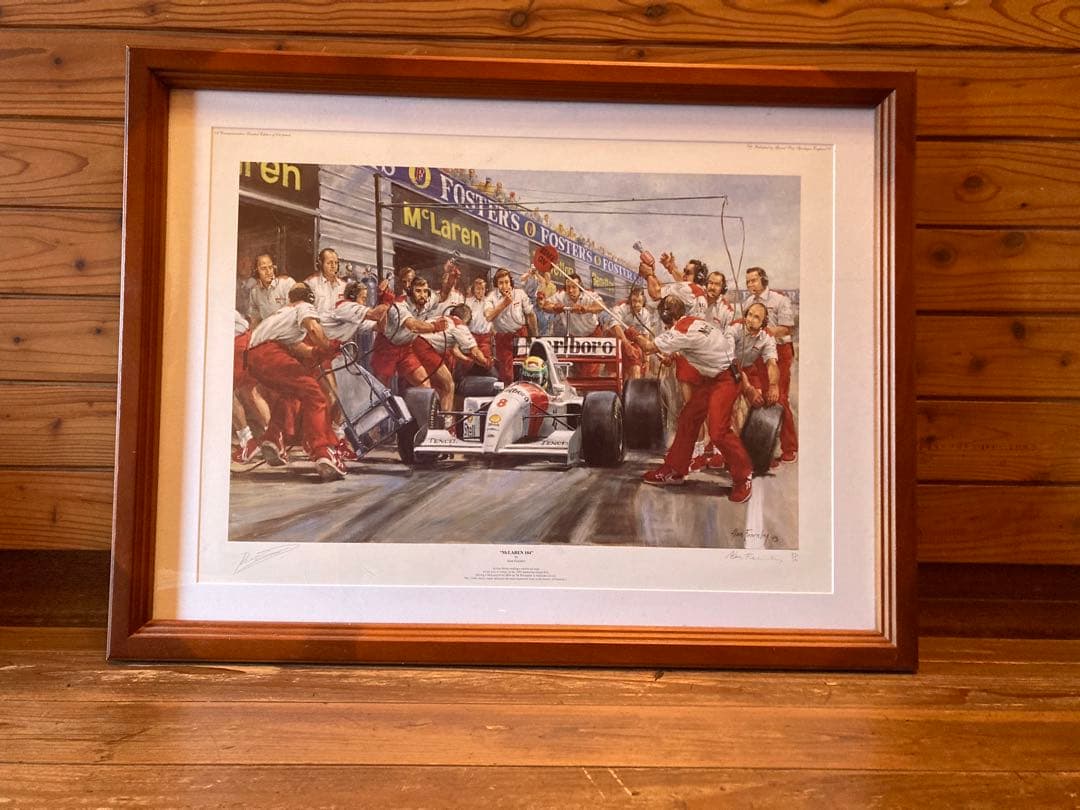 ★-F1 リトグラフ McLAREN 104 オーストラリアGP ピットイン