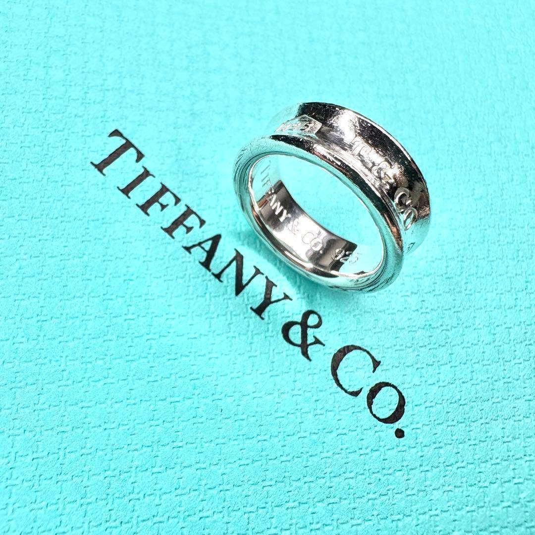 【美品】約9号 ティファニー Tiffany ナロー リング SV925