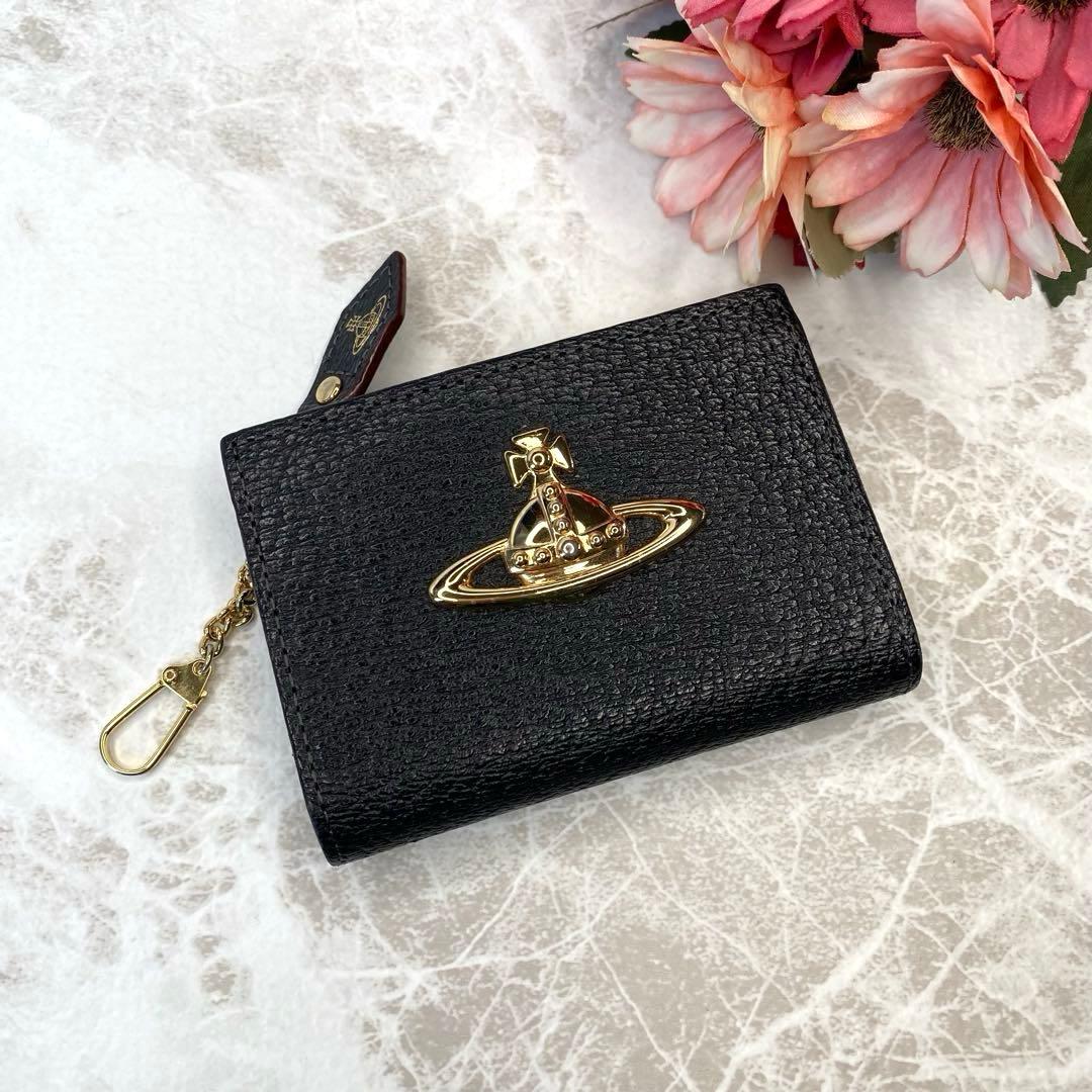 ヴィヴィアンウエストウッド ミニ財布 L字ファスナー