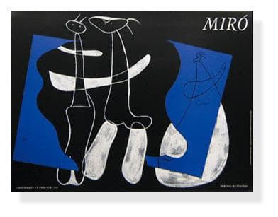 3 Personnage（ジョアン ミロ）アートポスター
