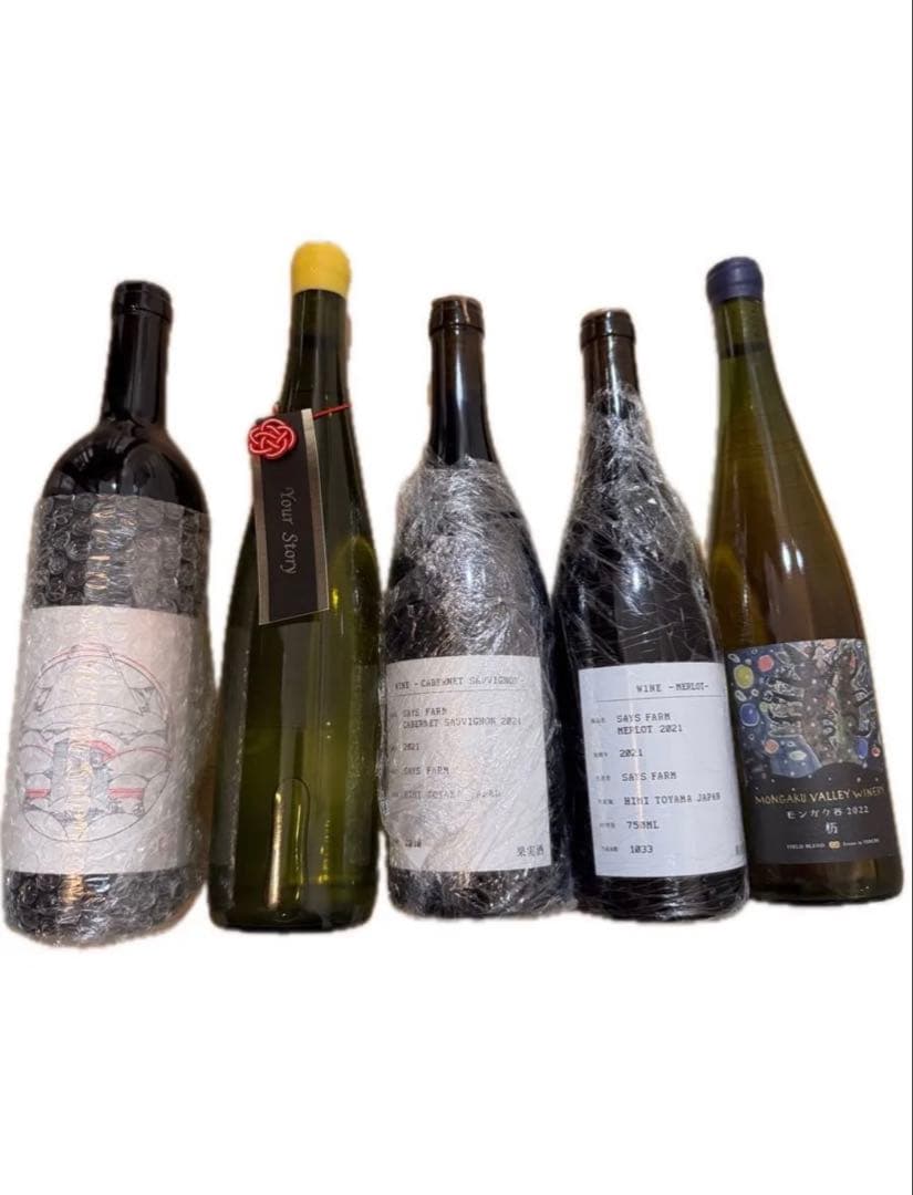 日本ワイン　5本　セイズファーム　モンガク谷　杤　ドメーヌユイ　98wines