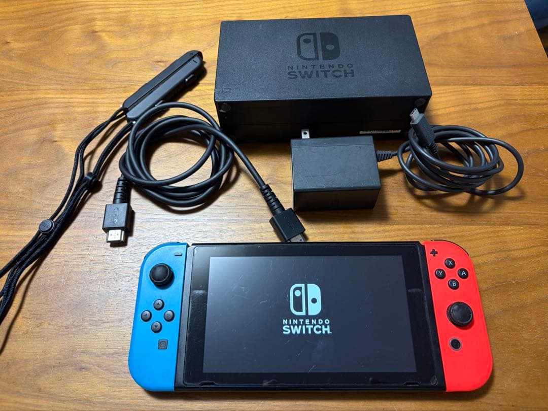 Nintendo Switch 本体 青/赤 ACアダプター付き　美品