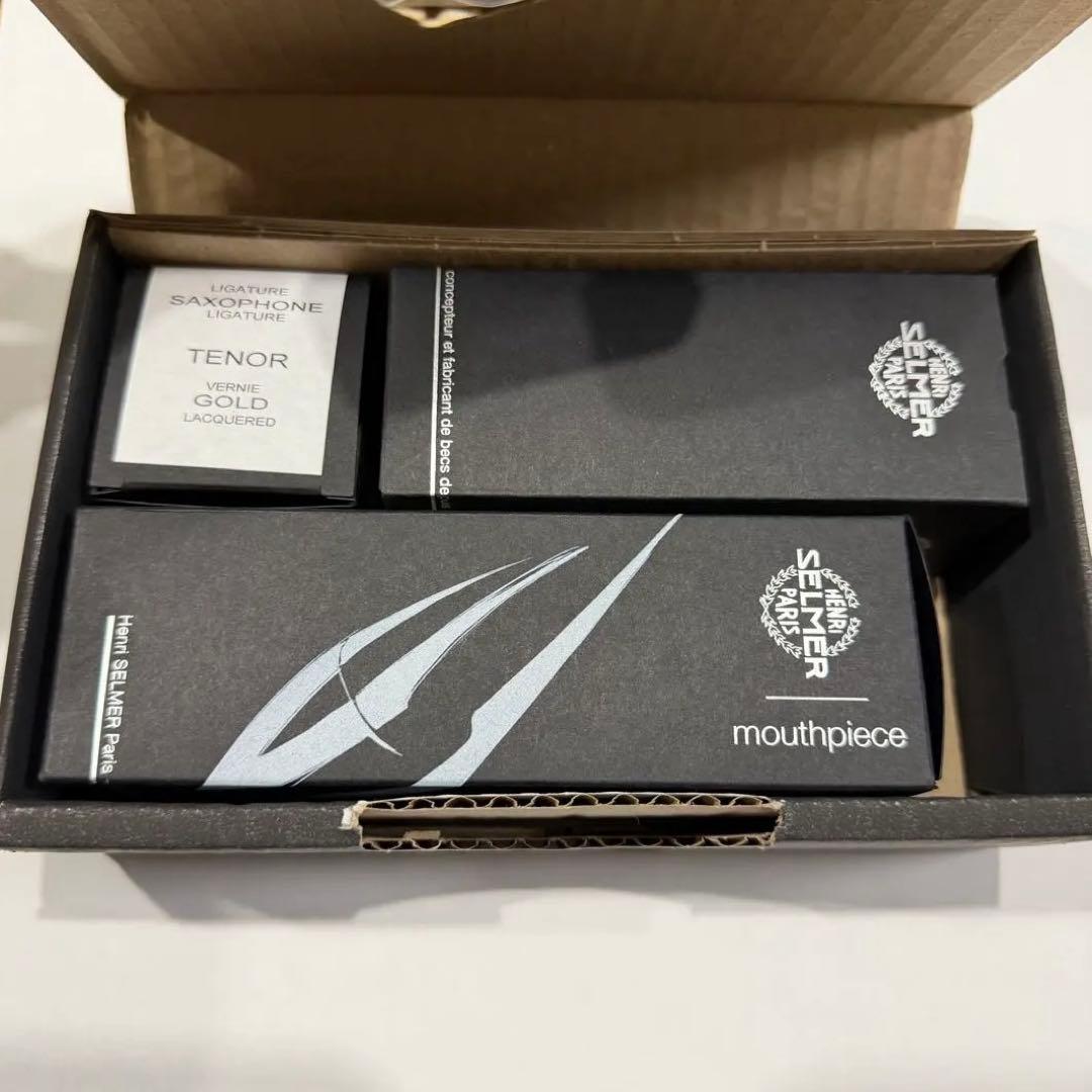 【正規品】セルマー　テナーサックス　マウスピース・リガチャー・キャップ3点セット