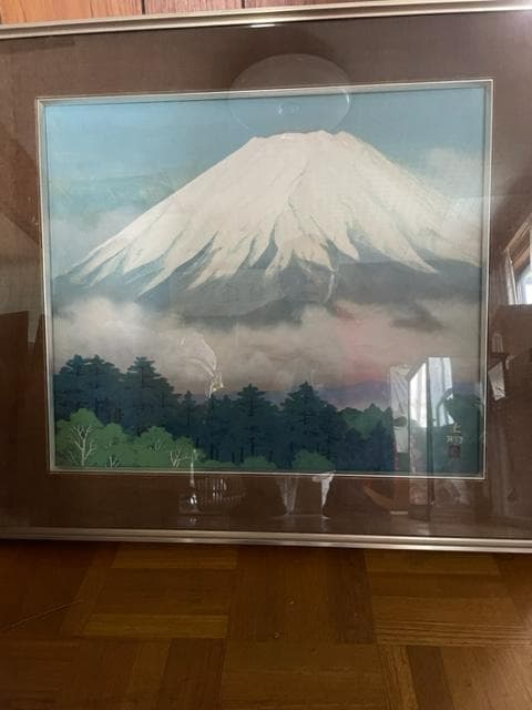 大昔に新築祝いにいただいたものですが作者等不明です。