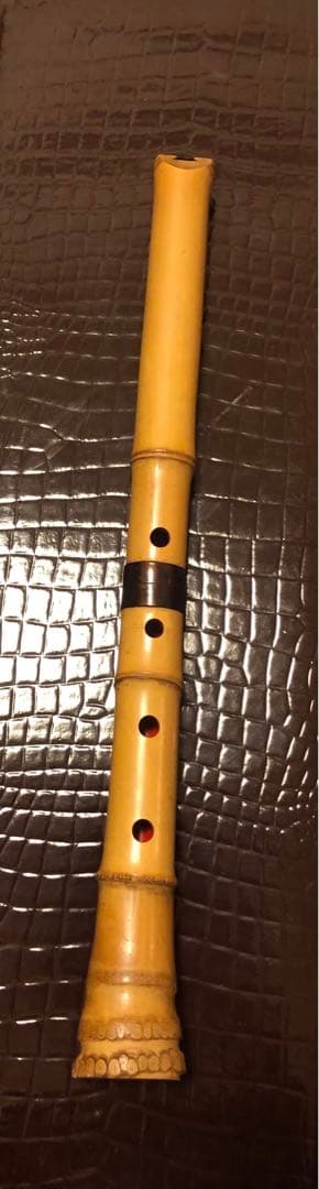 尺八　竹童銘　一尺六寸