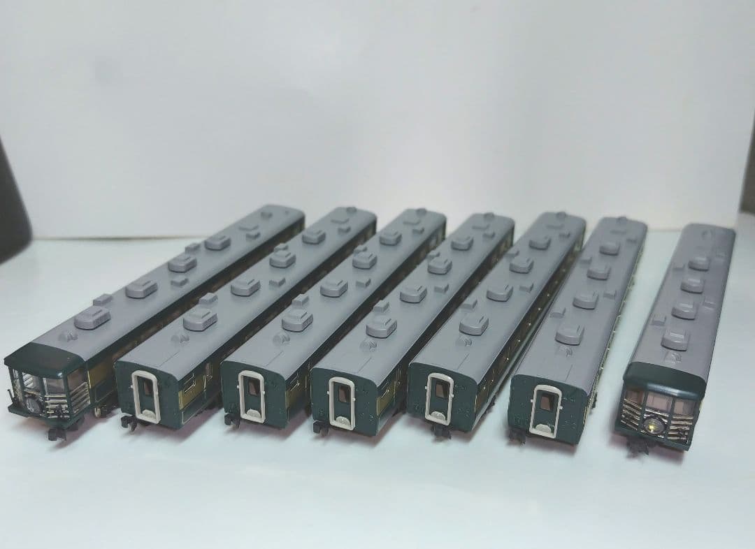 現状品 TOMIX 14系700番台 サロンカーなにわ 旧塗装7両セット