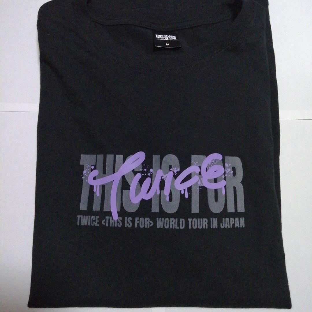 TWICE THIS IS FOR popup Tシャツ BLACK M サナ