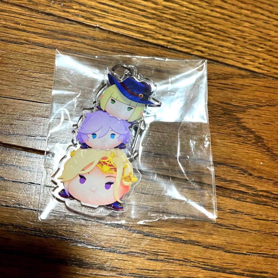 ツイステ LINE 当選品 ツムツム アクリルキーホルダー ポムフィオーレ