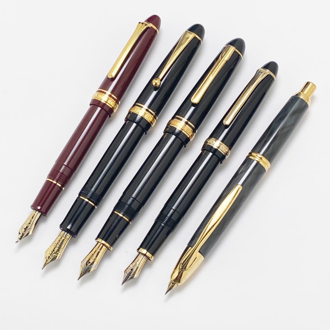 セーラー パイロット プラチナ 万年筆 14K 18K 5本セット