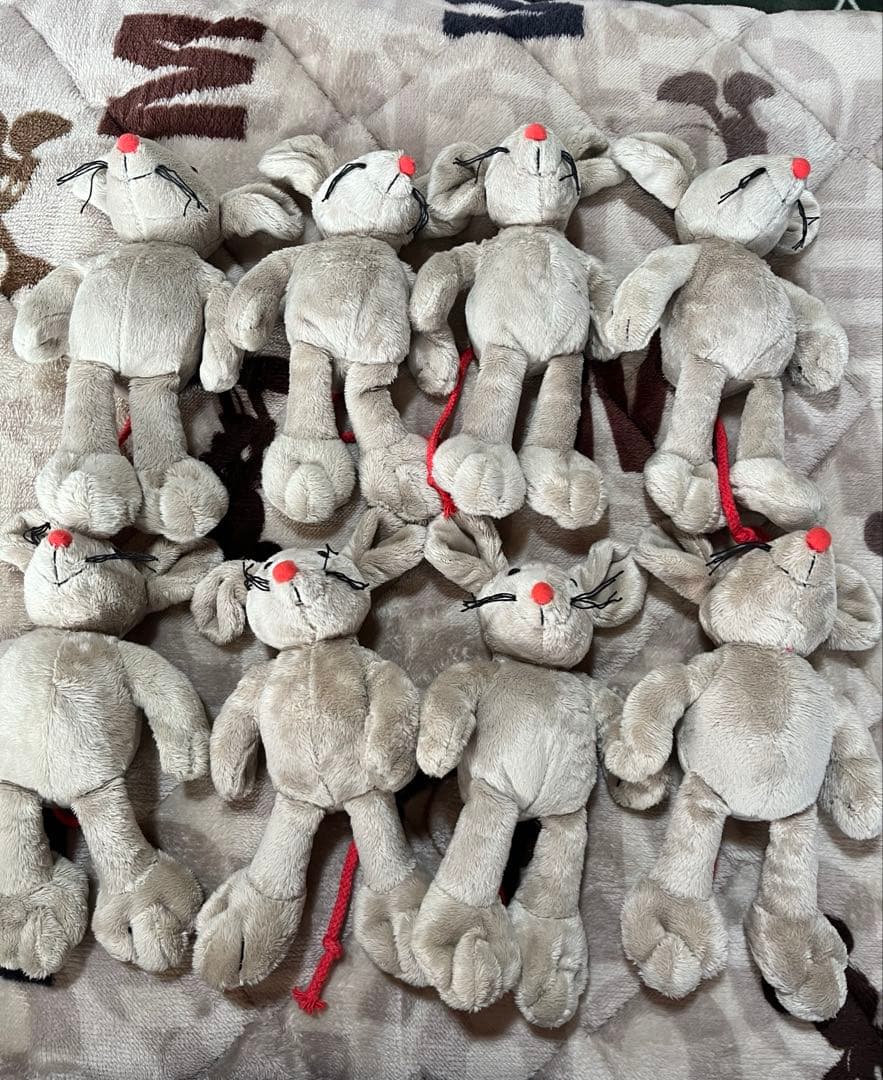 バラ売り可ルドルフシャファーネズミぬいぐるみRudolf Schaffer 8体