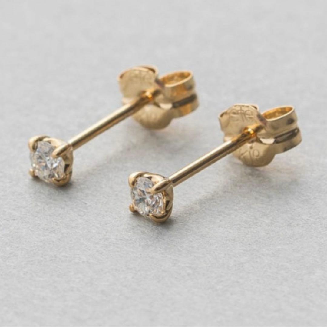 【定価¥51,700】ete エテ　K18 ダイヤモンド　ピアス