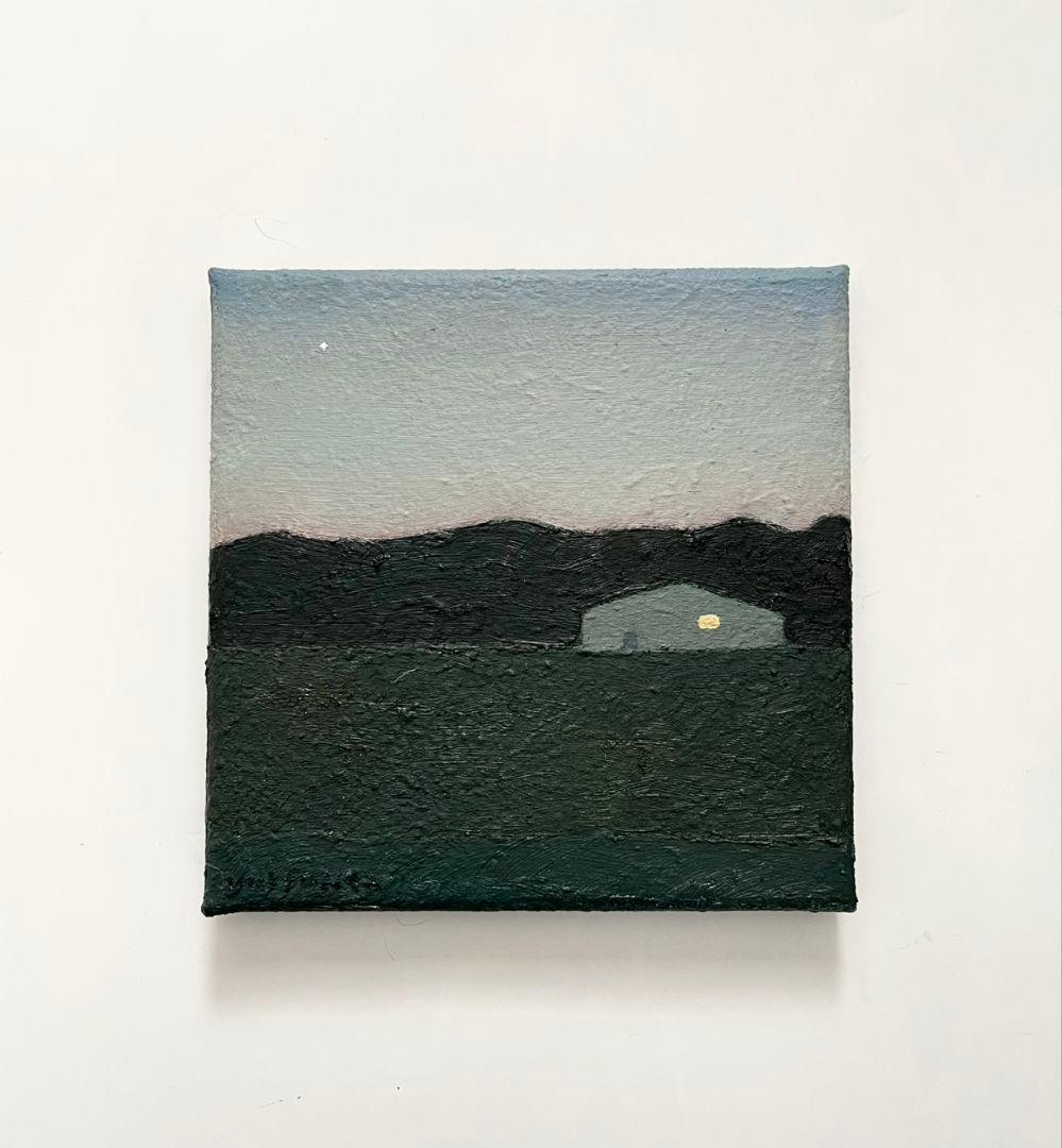 油彩画　一番星