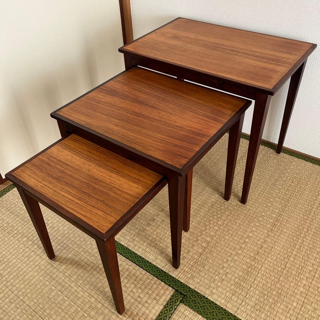 イギリス アンティーク家具 ネストテーブル