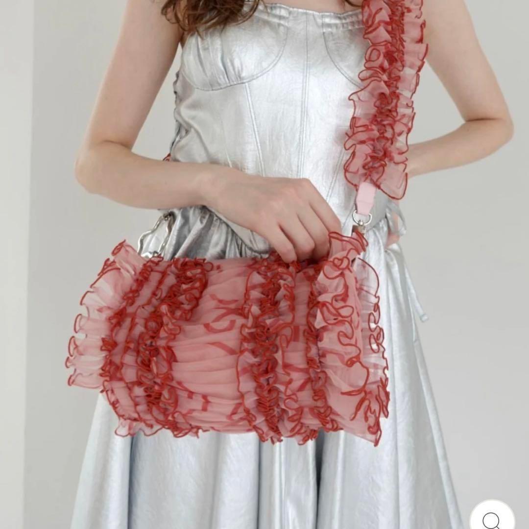 【最終値下げ！新品】POPPY Tulle Frill Bag (uneune)