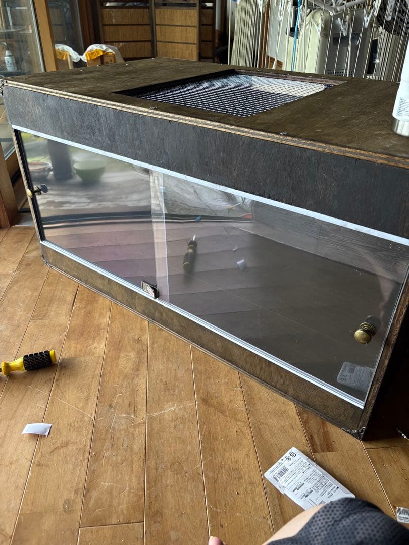 爬虫類ケージ90×50×45 フトアゴ、リクガメ、ハリネズミ　最終値下げ