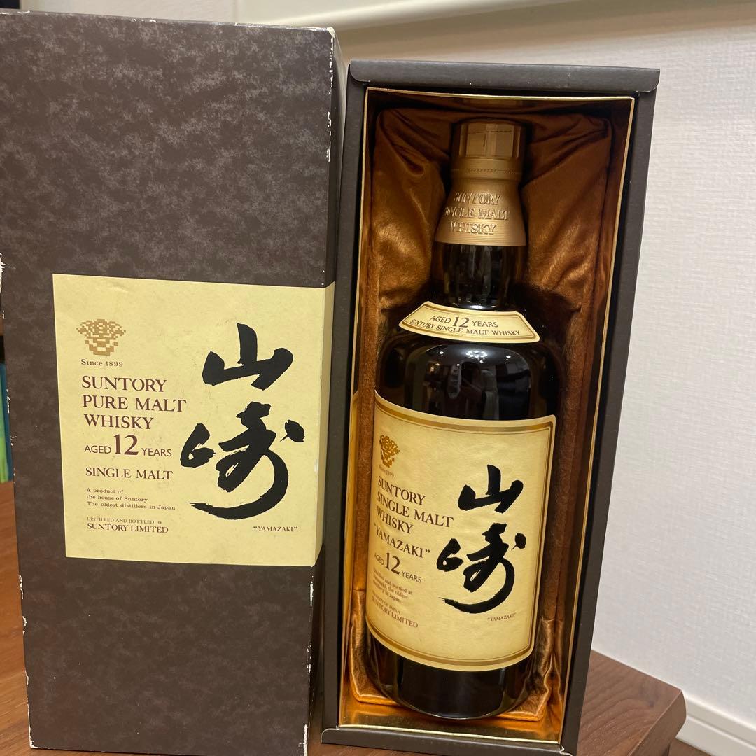 サントリーシングルモルトウイスキー　山崎12年　750ml 未開封