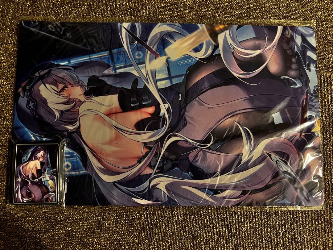 同人スリーブ　プレイマット　崩壊:スターレイル　ブラックスワン