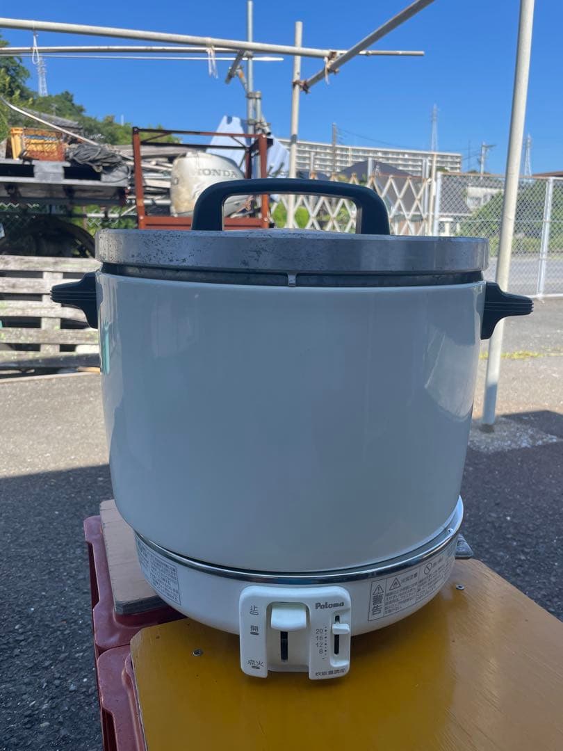 Paloma 炊飯器 ホワイト　都市ガス用