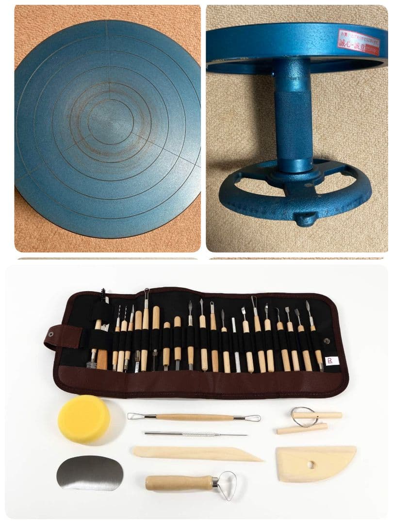 ★新品未使用★陶芸一式粘土付☆ スターターキットにしてみました！