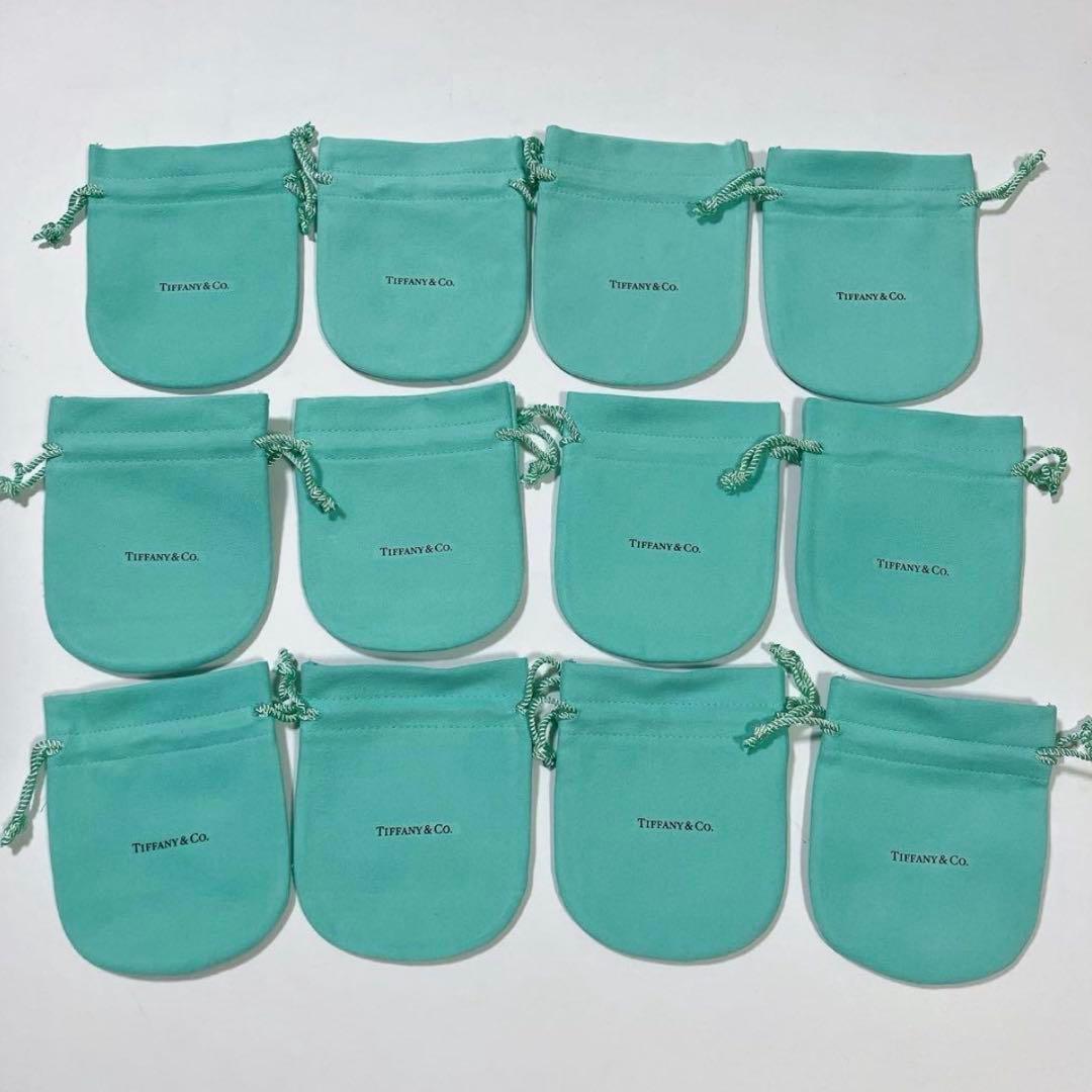 極美品　ティファニー　巾着袋　保存袋　12枚　アクセサリー入れ　大サイズ　ポーチ