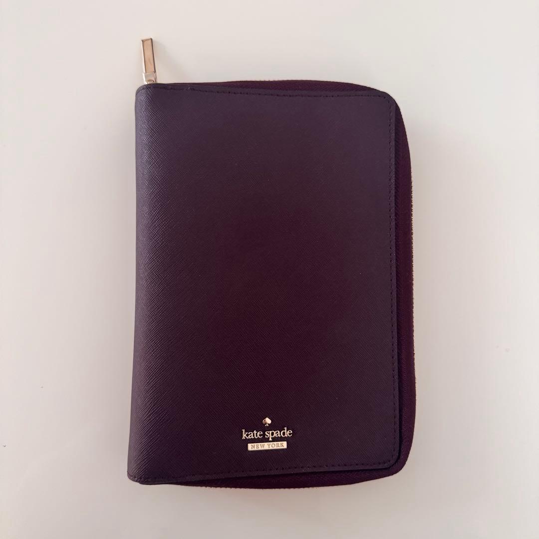 ケイトスペード 手帳カバー バーガンディ