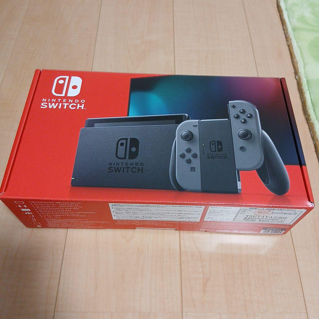 【美品】(箱あり)Nintendo Switch 本体 グレー中古品