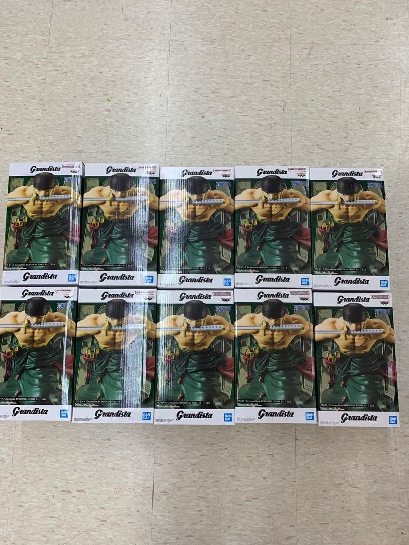 ワンピース Grandista-RORONOA ZORO Ⅱ- 10個セット