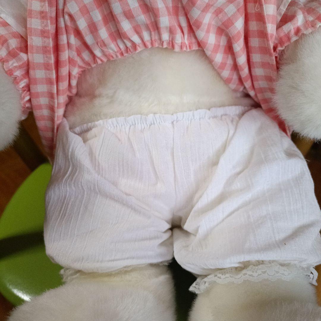 コットンフィールズ　コットンうさぎ　ファースト社　レトロ　エプロン　ぬいぐるみ