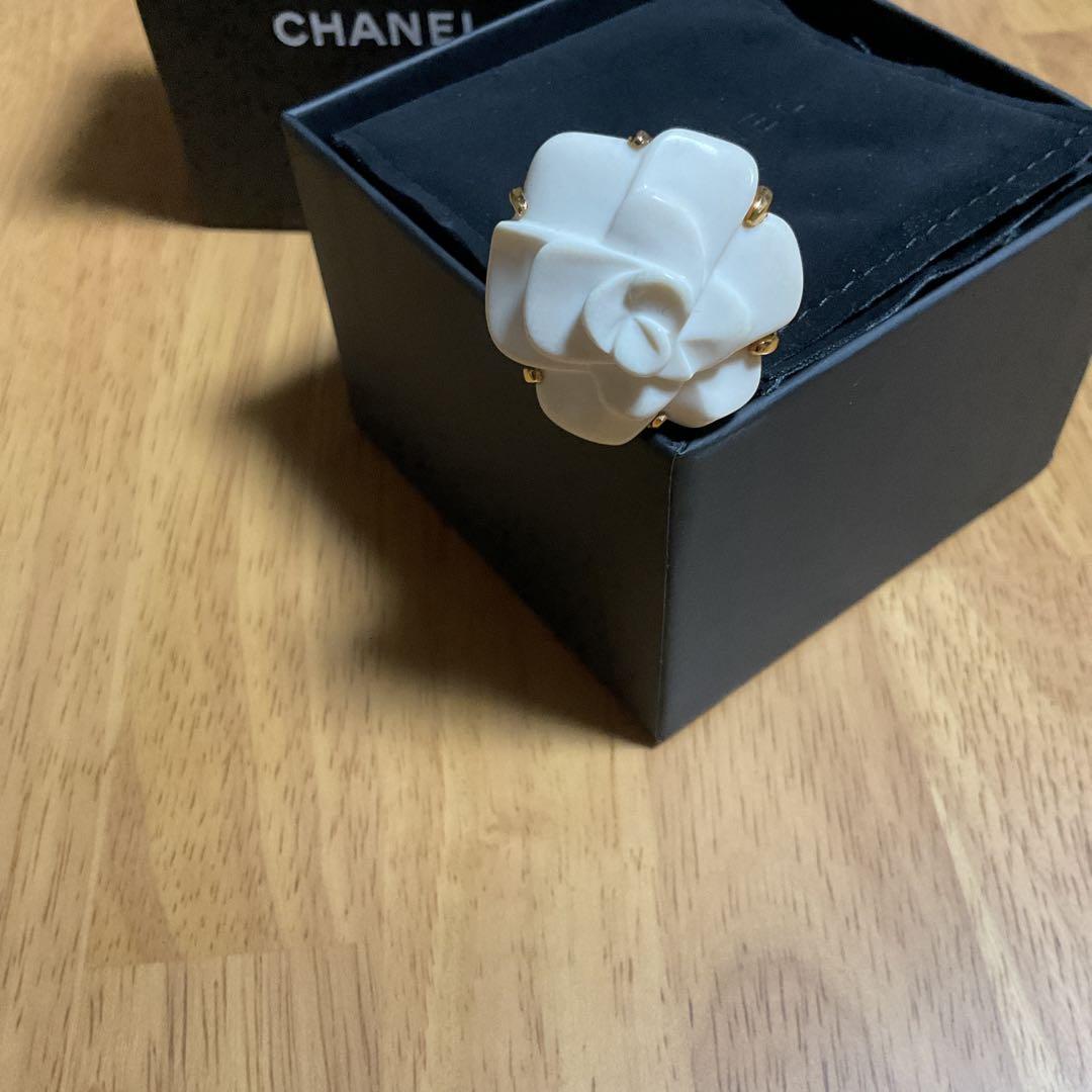 シャネル⭐︎CHANEL⭐︎カルセドニー　カメリア　リング　カショロン