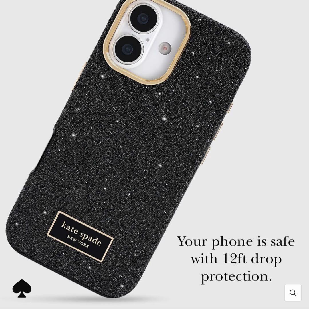 ケイトスペード Crystal Pave iPhone17ケース