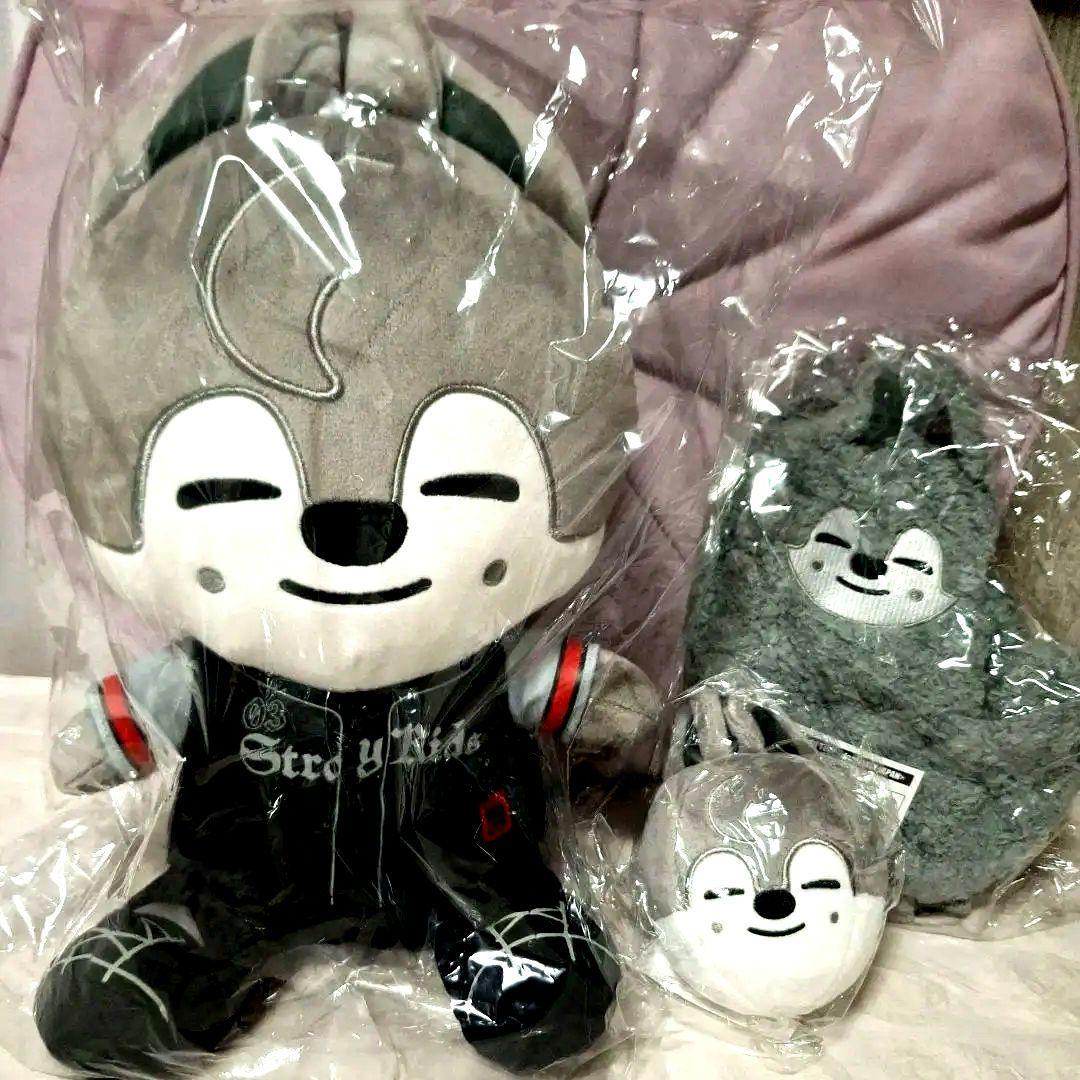 ウルフチャン　domin ATE JAPAN　BIGぬいぐるみ　手袋　マスコット