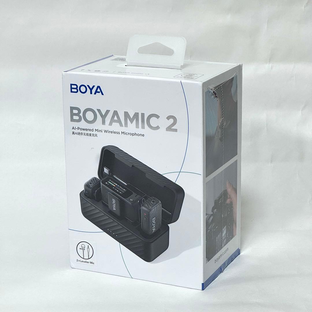 【新品未開封】BOYA MIC 2 ワイヤレスピンマイク　ボヤ　ボーヤ