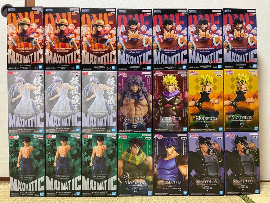 ジョジョの奇妙な冒険 Mometria フィギュア DIO 空条承太郎 21個