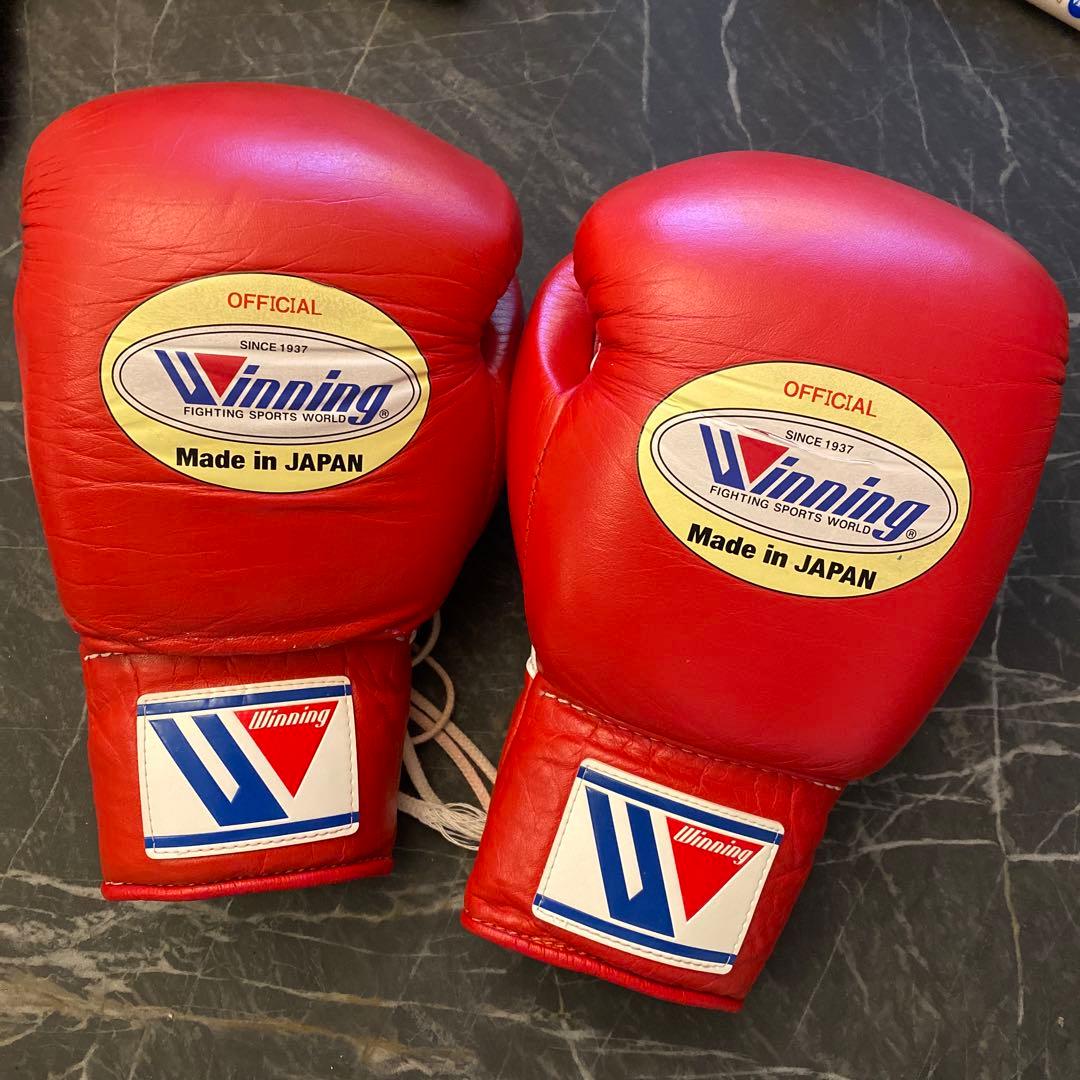 極美品 Winning ボクシンググローブ 10 oz 日本製