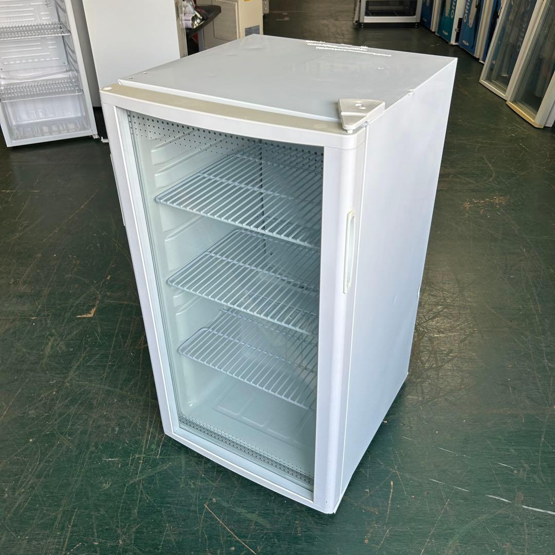 152業務用 冷蔵ショーケース オフィスコンビニ XW-105 左右開き 小型