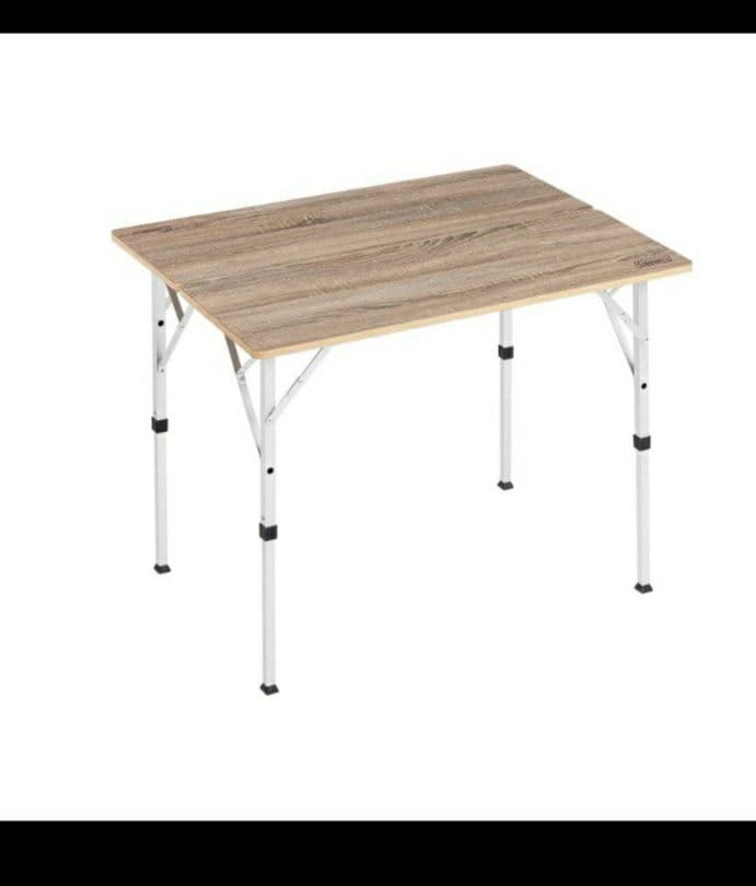 Coleman 折りたたみテーブル 木目調 コールマン